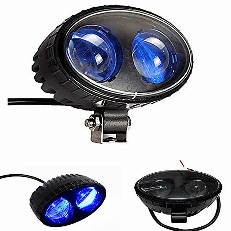 8W Safety Blue Point Led Work Light 10-30V LED Light Bar Forklift Warning Light Signal Spotlight Driving