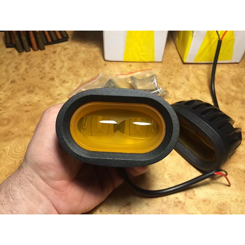 20W 5D Lens OVAL LED Lights For Auto Car Motorcycle Truck Trailer 4WD 4X4 ATV SUV