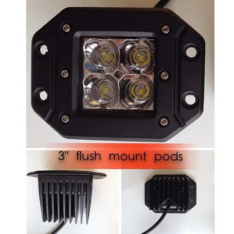 12W LED Pod Work Light