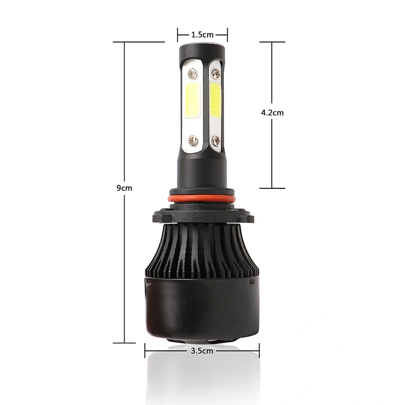 4 Sided LED chips X7 Headlight kit 6500K 72W 8000LM COB LED Headlamp