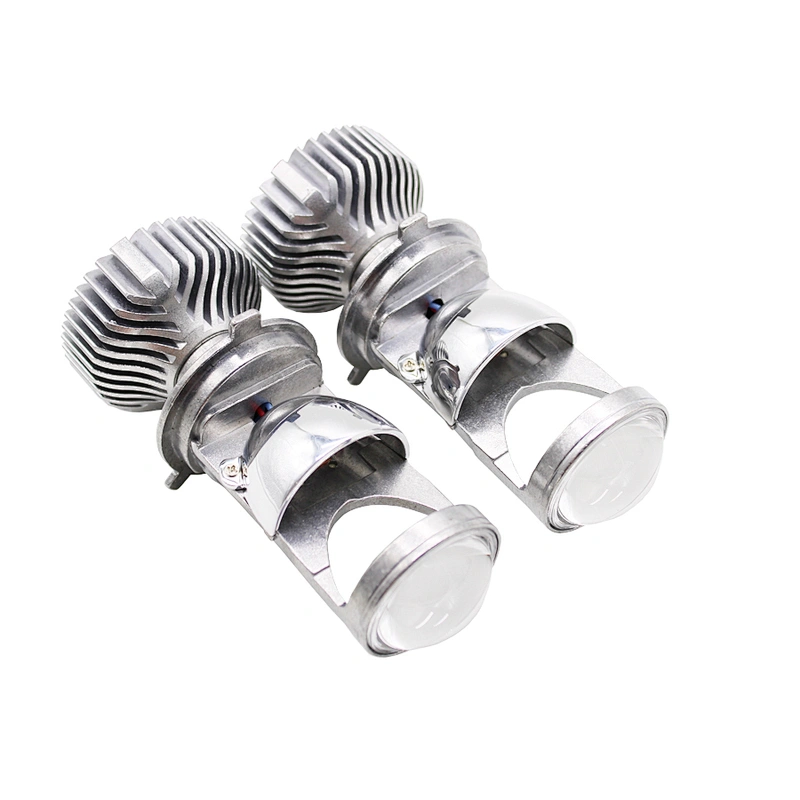H4 LED Mini Projector Lens Hi/lo Beam Car LED Headlight With Clear Beam Pattern No Astigmatic Problem