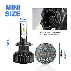 Super Bright  F2 ZES chip 50W  5000Lumens LED Headlight kit with Canbus Function