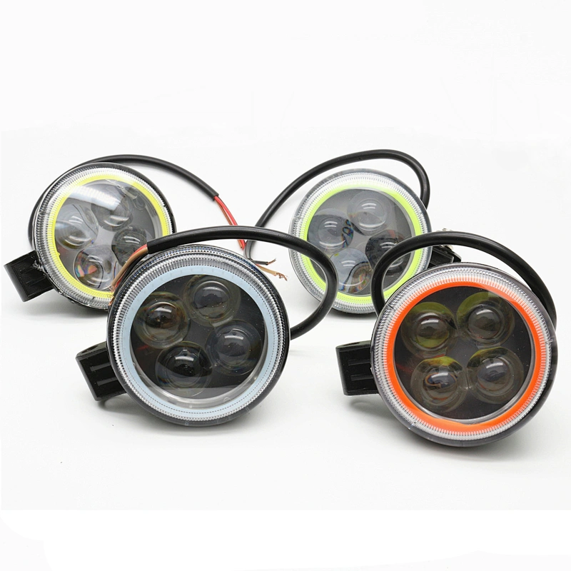 12W Halo Round LED Headlight