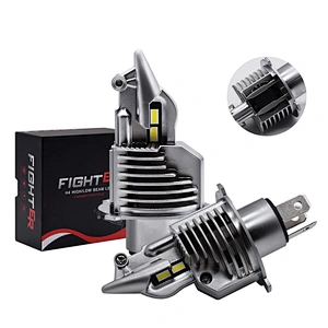 Super Mini Fighter Car LED Headlight Bulbs 50W 10000LM H4 CSP LED Auto Headlight Car Styling 1:1 DESIGN