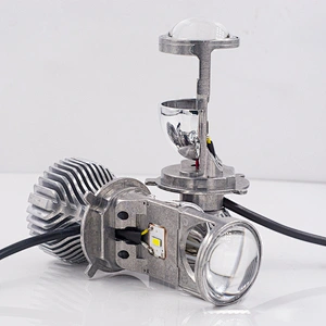 H4 LED Mini Projector Lens Hi/lo Beam Car LED Headlight With Clear Beam Pattern No Astigmatic Problem