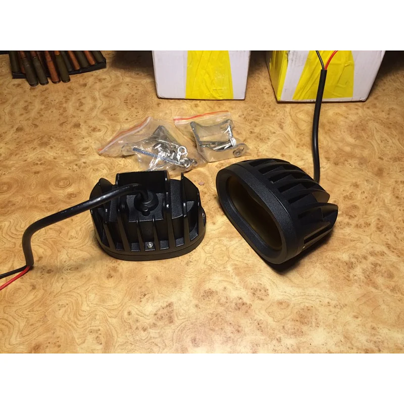 20W 5D Lens OVAL LED Lights For Auto Car Motorcycle Truck Trailer 4WD 4X4 ATV SUV