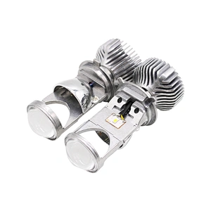 H4 LED Mini Projector Lens Hi/lo Beam Car LED Headlight With Clear Beam Pattern No Astigmatic Problem