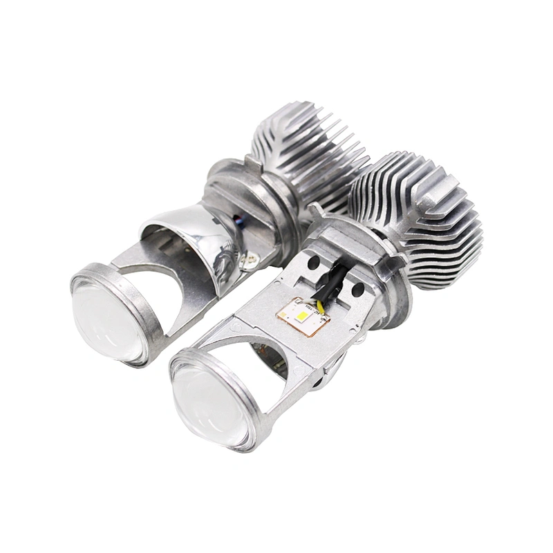 H4 LED Mini Projector Lens Hi/lo Beam Car LED Headlight With Clear Beam Pattern No Astigmatic Problem