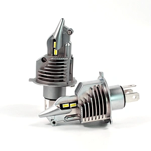 Super Mini Fighter Car LED Headlight Bulbs 50W 10000LM H4 CSP LED Auto Headlight Car Styling 1:1 DESIGN