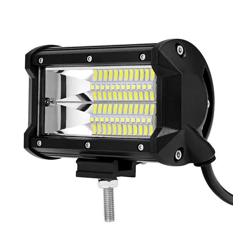 5INCH 72W LED Work Light Bar For 12V 24V CAR TRUCK SUV BOAT ATV 4X4 4WD TRAILER WAGON PICKUP DRIVING