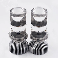H4 LED Mini Projector Lens Hi/lo Beam Car LED Headlight With Clear Beam Pattern No Astigmatic Problem