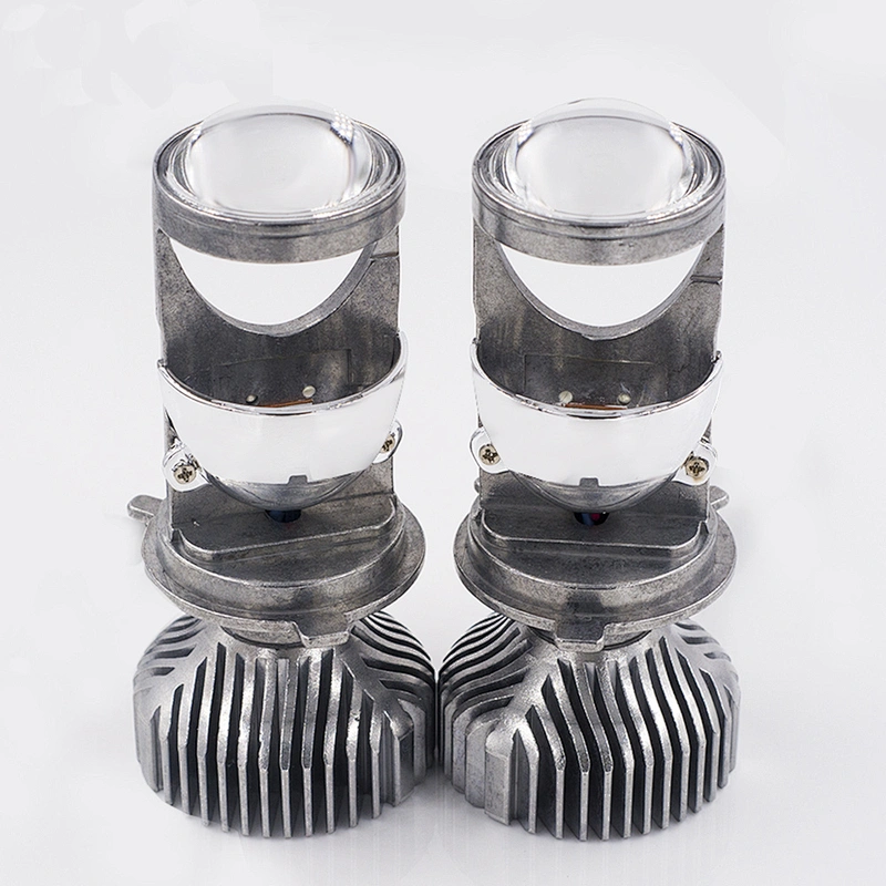 H4 LED Mini Projector Lens Hi/lo Beam Car LED Headlight With Clear Beam Pattern No Astigmatic Problem