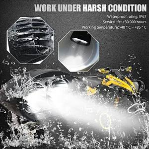 20W OVAL LED Lights For Auto Car Motorcycle Truck Trailer 4WD 4X4 ATV SUV