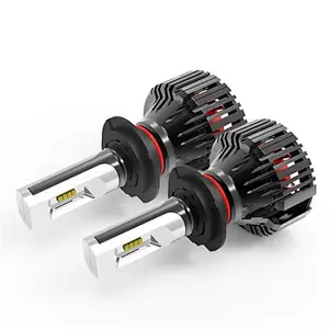 Fan cooling T8 led headlight for car