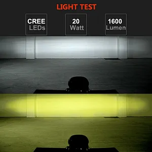 20W 5D Lens OVAL LED Lights For Auto Car Motorcycle Truck Trailer 4WD 4X4 ATV SUV
