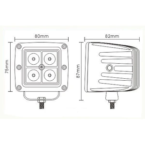 12W LED Work Light
