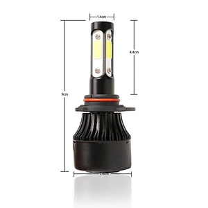 4 Sided LED chips X7 Headlight kit 6500K 72W 8000LM COB LED Headlamp