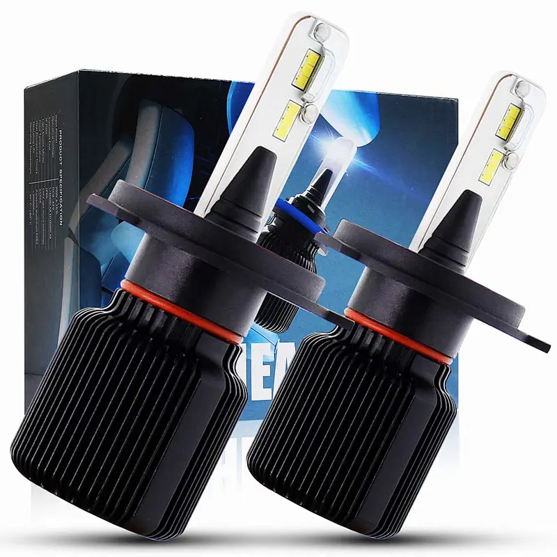 Super small J1 CSP no polarity All-in-One car LED headlight Conversion Kit