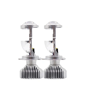 H4 LED Mini Projector Lens Hi/lo Beam Car LED Headlight With Clear Beam Pattern No Astigmatic Problem