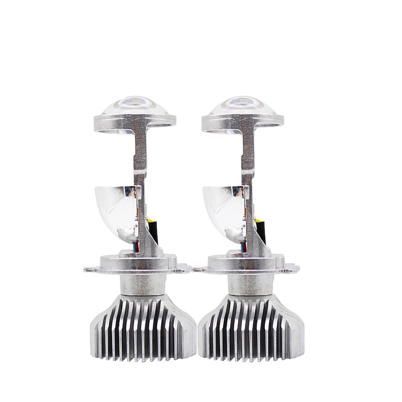 H4 LED Mini Projector Lens Hi/lo Beam Car LED Headlight With Clear Beam Pattern No Astigmatic Problem