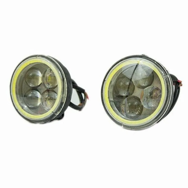 12W Halo Round LED Headlight
