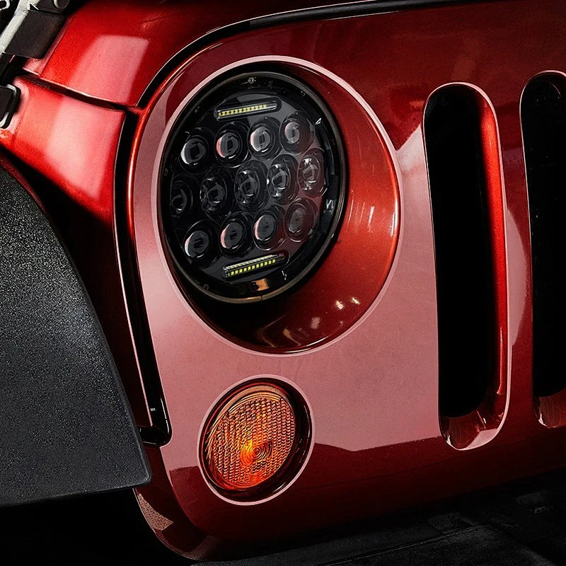 7inch 75W led headlight for jeep or harley motorcycle
