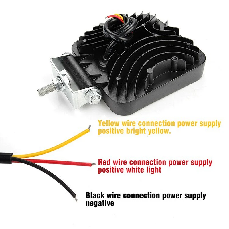 White Yellow 27W Dual Color LED Work Light
