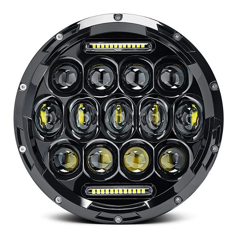 7inch 75W led headlight for jeep or harley motorcycle