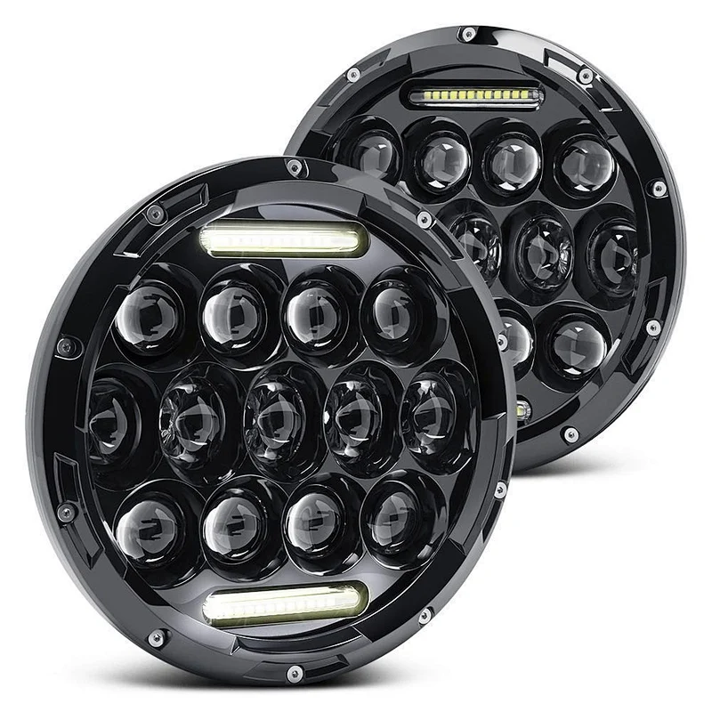 7inch 75W led headlight for jeep or harley motorcycle