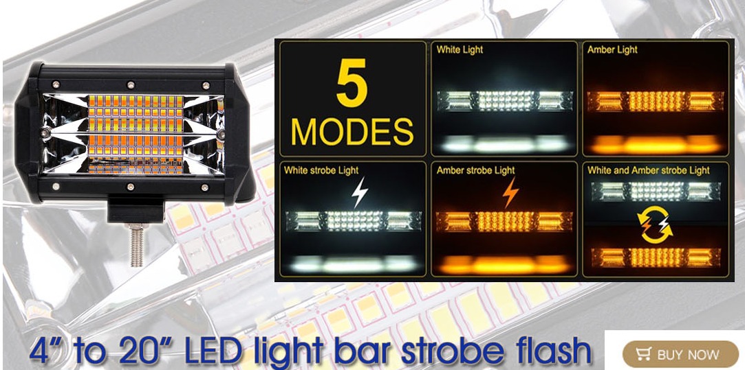 Barra de led triple fila 60W 4 pulgadas