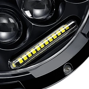 7inch 75W led headlight for jeep or harley motorcycle