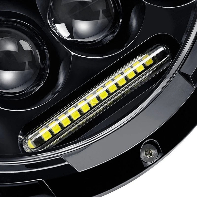 7inch 75W led headlight for jeep or harley motorcycle