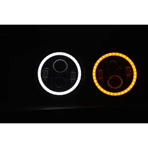 7inch led headlight with halo ring for Jeep wrangler,Haley motorcycle
