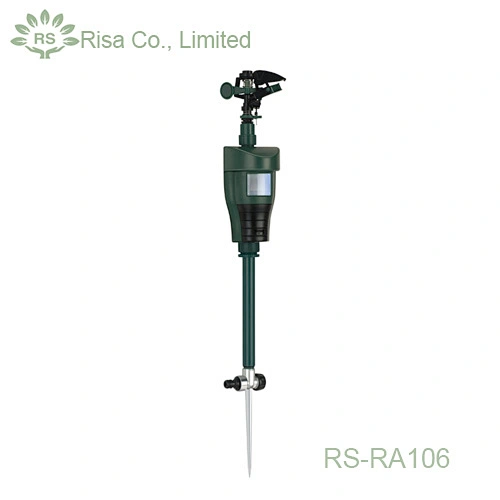 Activated Motion Sensor Water Sprinkler Animal Deterrent – Ultra Humane & Safe Way of Scaring Away Wild Animals – Cats, Dogs, Birds, Squirrels, Etc. – Effective Motion Detector Sprinkler – Metal Stake,scarecrow sprinkler,animal deterrent sprinkler