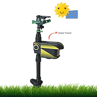 Solar Scarecrow Motion Activated Water Animal Repellent Deterrent Sprinkler