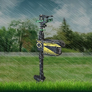 Solar Scarecrow Motion Activated Water Animal Repellent Deterrent Sprinkler