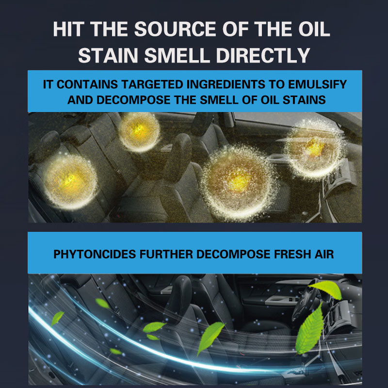 GETSUN Car Smell Cleaner in use