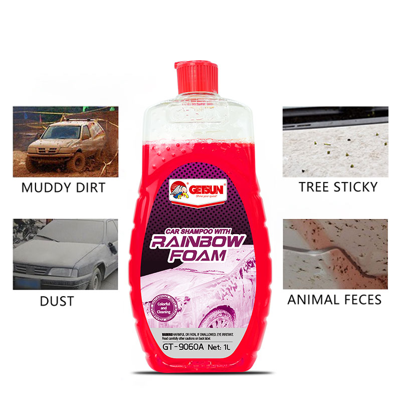 GETSUN Car Wash Shampoo Seats with colorful foam