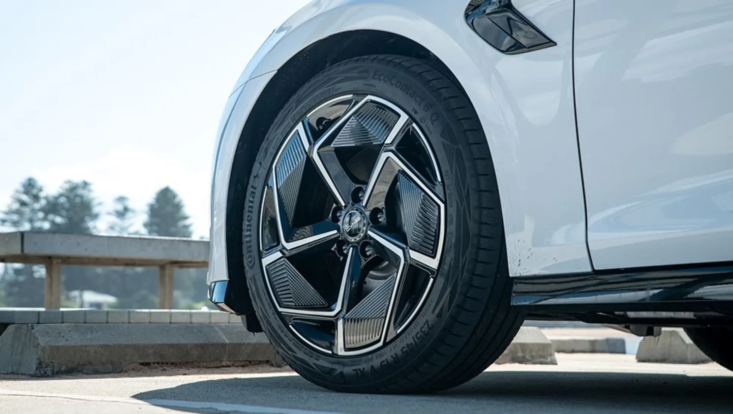 Tire after sealant