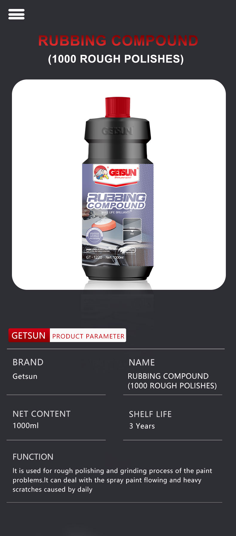 Vehicle polished with Heavy Duty Car Wax
