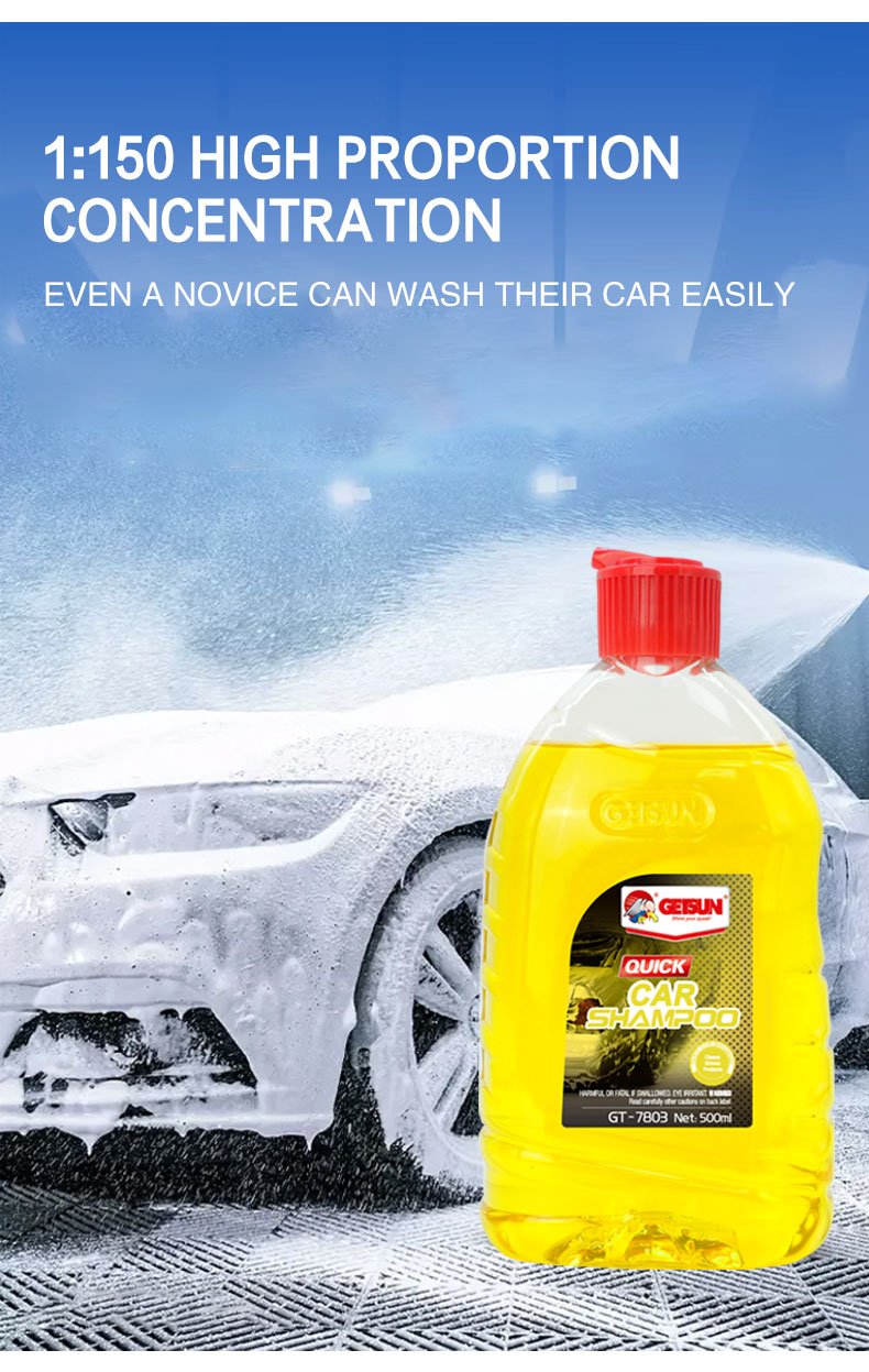 GETSUN Car Leather Shampoo cleaning a vehicle