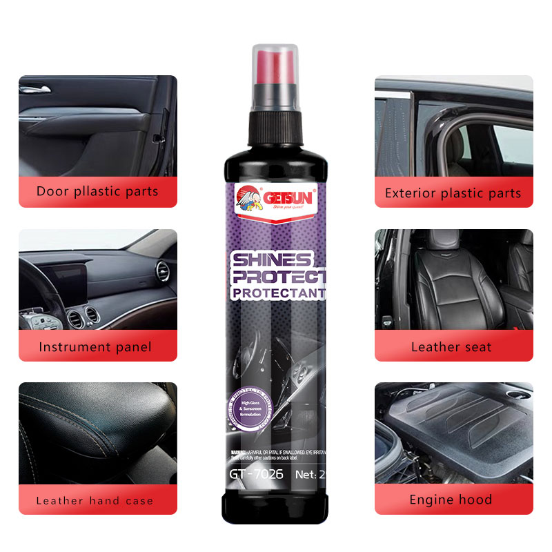 GETSUN Leather Seat Cleaner and Conditioner applied on car seats