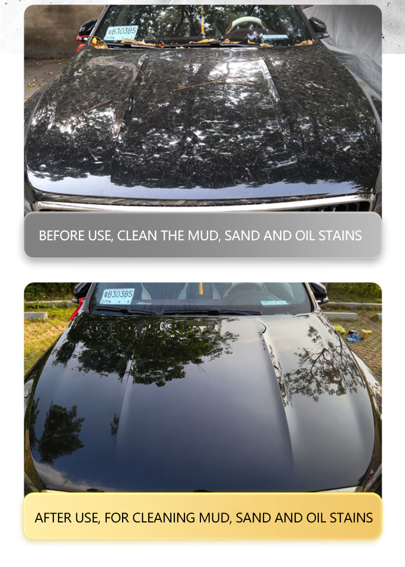 Using GETSUN Ceramic Car Shampoo on a vehicle