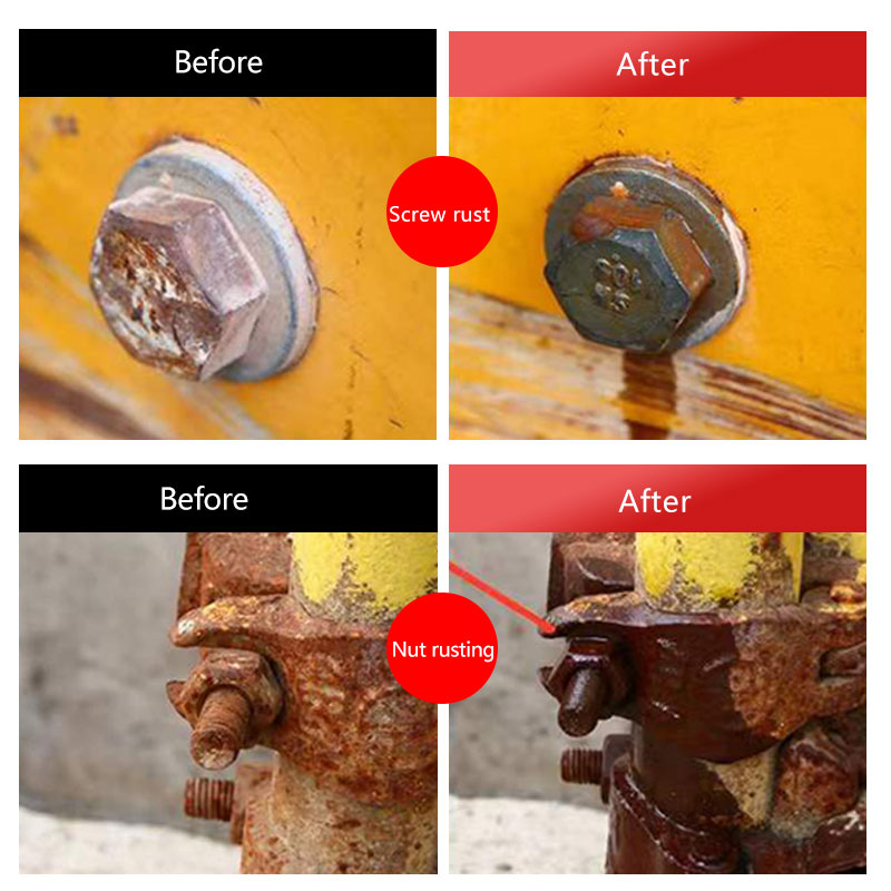 Before using liquid rust remover on rusty bolt