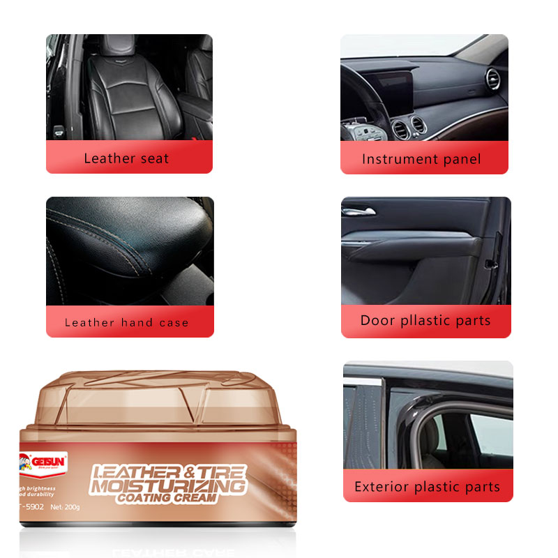 Applying-GETSUN-Tire-Moisturizer-to-leather