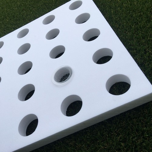 G AND N FORTUNE LIMITED's big floating raft for hydroponics.