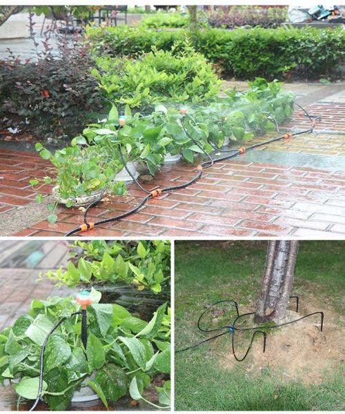 G AND N FORTUNE LIMITED's black irrigation pipe for hydroponic plants.