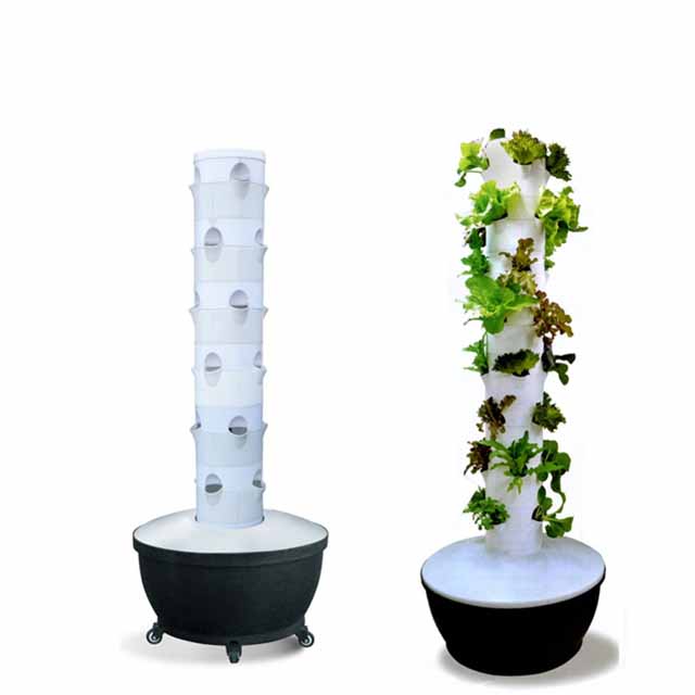 17.G AND N FORTUNE LIMITED's hydroponic gardening tower is perfect for growing a variety of plants.