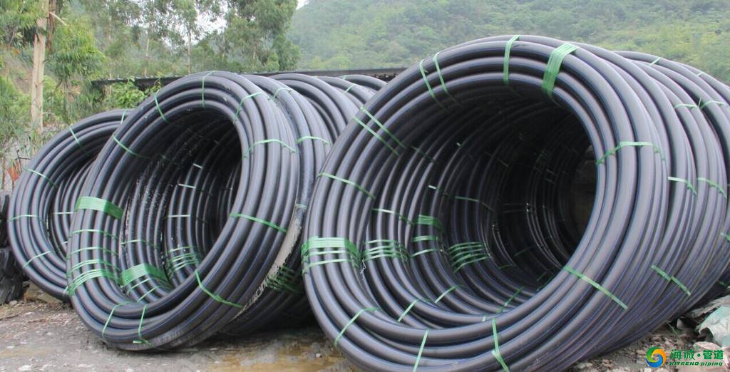 G&N perforated HDPE pipe for hydroponic irrigation.