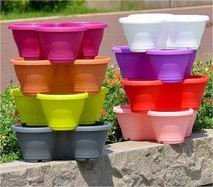 G AND N FORTUNE LIMITED railing flower pots are perfect for hydroponic plant growth.